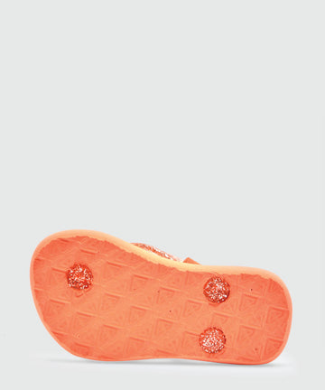 Roxy TW Viva Sparkle Toddler Sandals - Coral